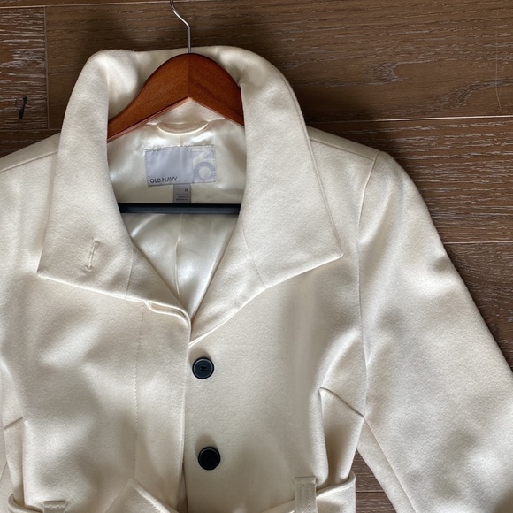 Old Navy Wool Blend 3/4 Sleeve Pea Coat | M - Picture 2 of 6